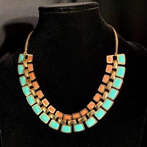 Mika Gold Tone Statement Necklace